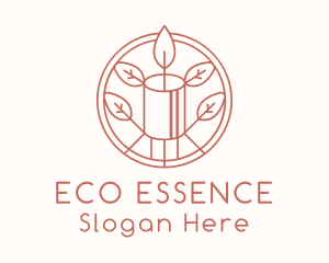 Natural - Natural Eco Candle logo design