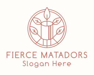 Natural Eco Candle  logo design