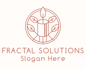 Natural Eco Candle  logo design