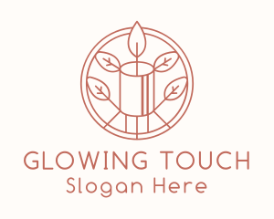 Natural Eco Candle  logo design