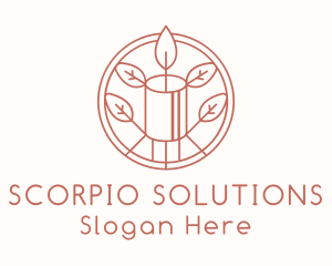 Natural Eco Candle  logo design