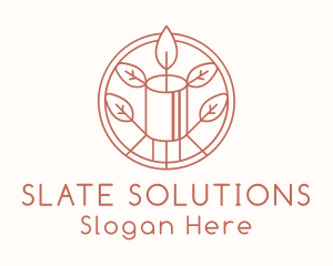 Natural Eco Candle  logo design