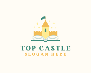 Castle Book Author logo design