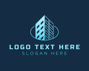 Architectural - Tower Building Structure logo design