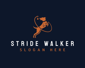 Leash Dog Trainer logo design