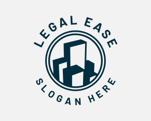 Real Estate Building Construction Logo