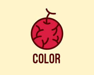 Tropical - Red Cherry Nerves logo design