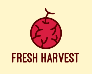 Ripe - Red Cherry Nerves logo design