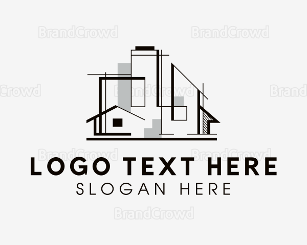 House Builder Architect Logo