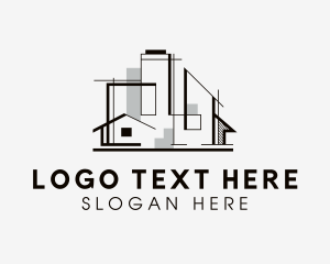 House - House Builder Architect logo design