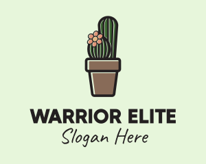 Cactus Flower Pot  Logo