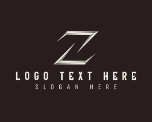 Lettermark Z - Metal Gaming Clan Letter Z logo design