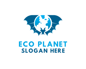 Planet Earth Dragon logo design