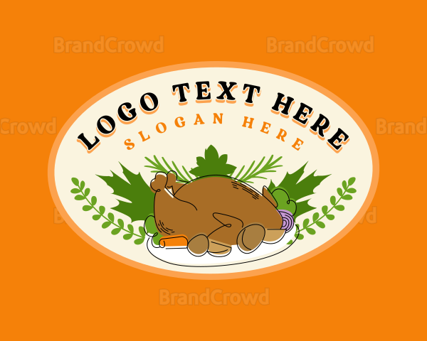 Thanksgiving Roast Chicken Logo