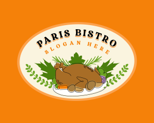 Thanksgiving Roast Chicken logo design