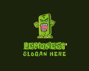 Angry Monster Phone Logo