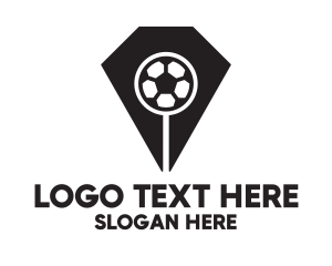 Pen - Pen Nib Soccer logo design