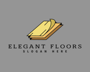 Yellow Flooring Tile logo design