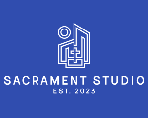 Sacrament - Catholic Christian Church logo design