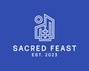 Eucharist - Catholic Christian Church logo design