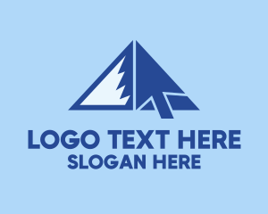 Mountain - Mountain Online Cursor logo design