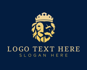 King - Tough King Lion logo design