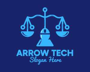 Justice Scale Tech  logo design