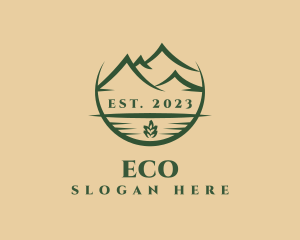 Mountain Climbing - Mountain Forest Camp logo design