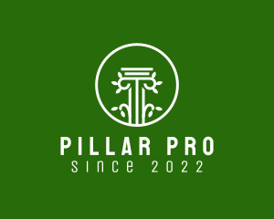 Plant Pillar Foundation  logo design