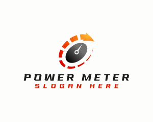 Meter - Automotive Speed Meter logo design