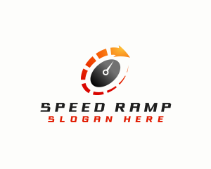 Automotive Speed Meter logo design