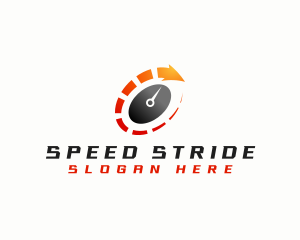 Automotive Speed Meter logo design