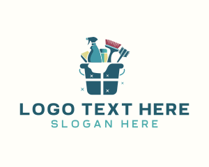 Utility - Sanitary Cleaning Janitorial logo design