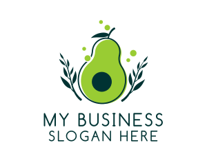 Organic Avocado Harvest  Logo