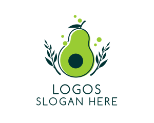 Durian - Organic Avocado Harvest logo design