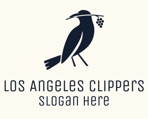 Liquor - Blue Crow Grapevine logo design