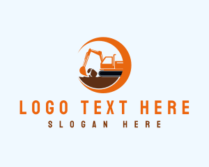 Digger - Excavator Digging Construction logo design