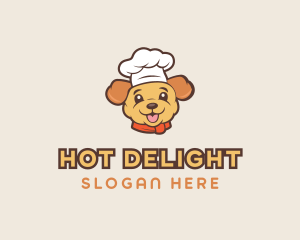 Chef Puppy Dog logo design