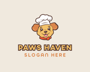 Chef Puppy Dog logo design