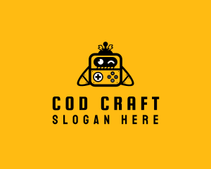 Cod - Gamer Robot Controller logo design
