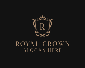 Luxury Shield Crown logo design