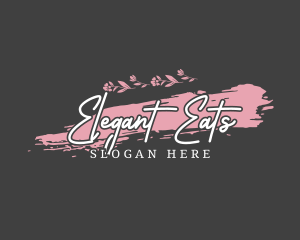 Elegant Paint Beauty logo design