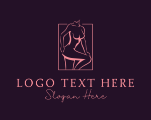 Influencer - Sexy Woman Body logo design