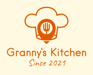 GPS Pin Kitchen  logo design