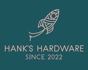 Hank - Rocket Yarn Boutique logo design