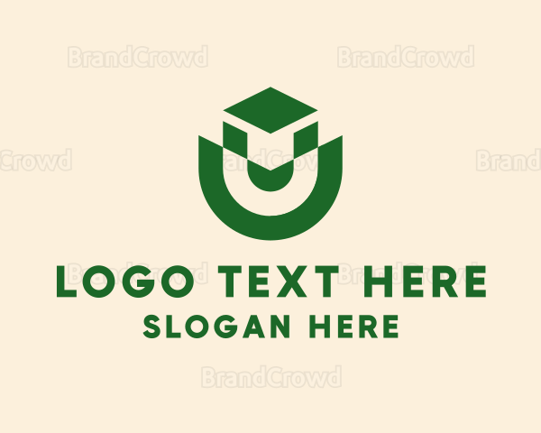 Generic Business Company Letter U Logo