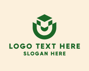 School - Generic Business Company Letter U logo design