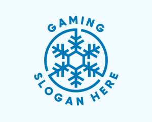 Fan - Snowflake Cooling Air Conditioner logo design