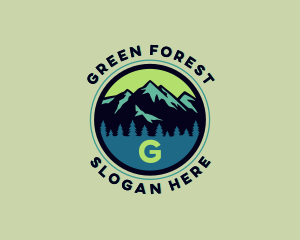 Mountain Forest Travel logo design