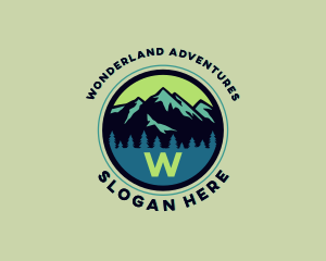 Mountain Forest Travel logo design